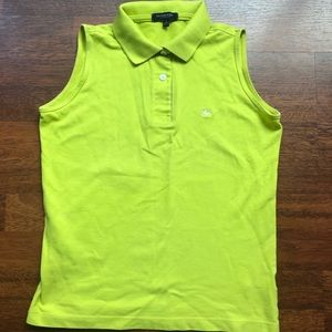 Burberry London small sleeveless polo shirt